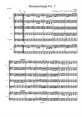 Brandenburg No.3 for String Orchestra (Full Score): For Elementary to Middle School Age Youths