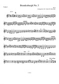 Brandenburg No.3 for String Orchestra (Violin 1 Part): For Elementary to Middle School Age Youths