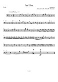 Fur Elise (Cello Part): A String Orchestra Arrangement for Elementary to Middle School Age Youth Orchestras!