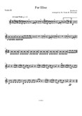 Fur Elise (Violin 3 Part): A String Orchestra Arrangement for Elementary to Middle School Age Youth Orchestras!