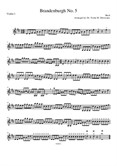 Brandenburg No.5 (Violin 1 Part): For Elementary to Middle School Age String Youth Orchestras