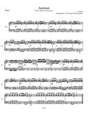 Autumn from the Four Seasons for Elementary to Middle School Age Youth String Orchestras – Rehearsal Piano Part