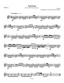 Autumn from the Four Seasons for Elementary to Middle School Age Youth String Orchestras – Violin 1 Part