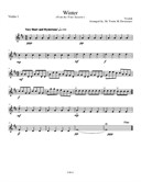 Winter from the Four Seasons for Elementary to Middle School Age Youth String Orchestras - The Violin 1 Part