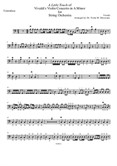 A Little Touch of Vivaldi's Violin Concerto in A Minor for String Orchestra - Contrabass
