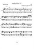 Brandenburg No.3 for String Orchestra (Rehearsal Piano Part): For Elementary to Middle School Age Youths