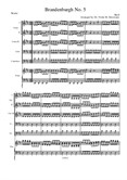 Brandenburg No.5 (Score w/Violin 3 part): For Elementary to Middle School Age String Youth Orchestras