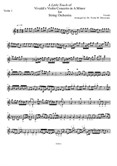 A Little Touch of Vivaldi's Violin Concerto in A Minor for String Orchestra - Violin 1